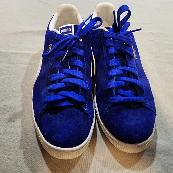 Puma Suede Royal Blue Sneakers - Picture 4 of 4